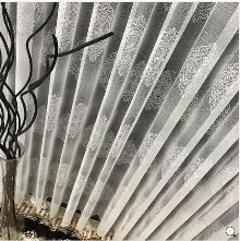 Serpme Damaks Desen Jakar Örme Tül