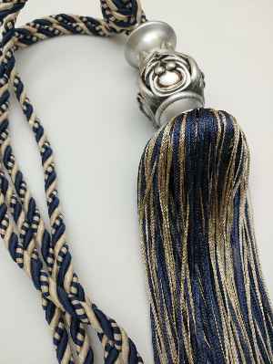 Fon Bağı Braçol Çift Renkli Lacivert-kahve- Lacivert-kahve