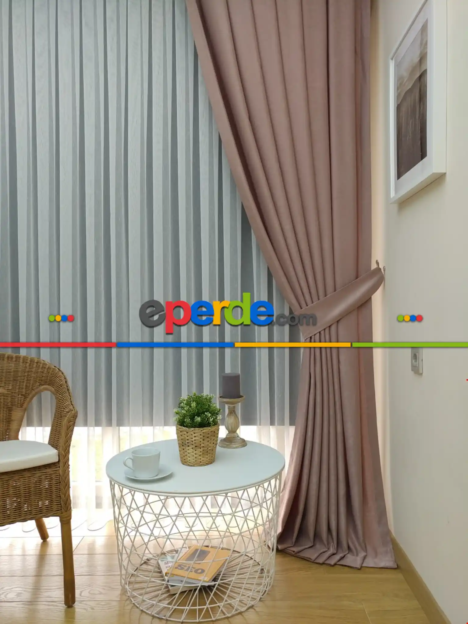 Panama Fon Perde - Geniş En - Her Ölçüde Ve Renkte