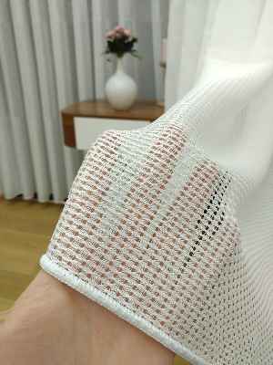 Keten Tül Gramajlı Perde- Ekru - Kurşunlu Tül