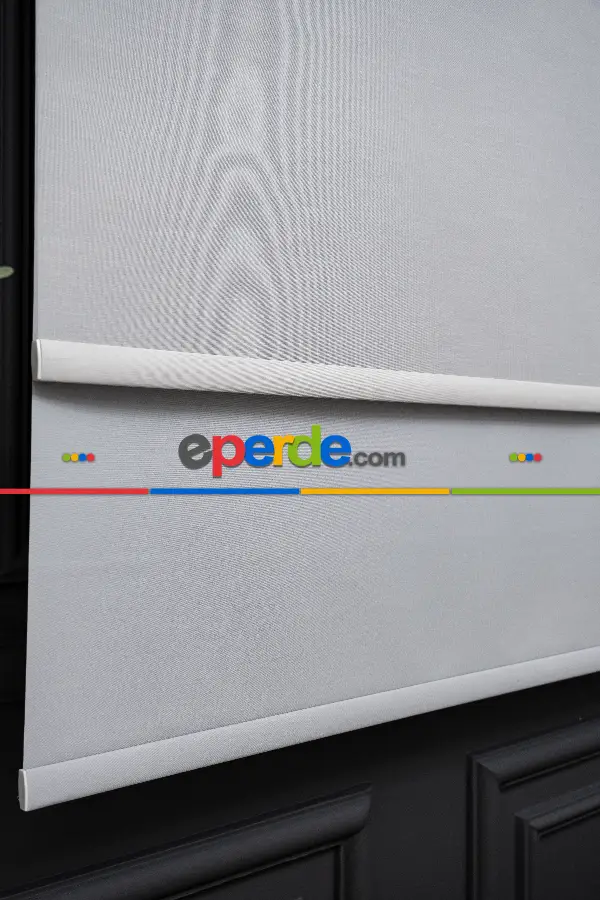 Foldet Keten Tül Ekru