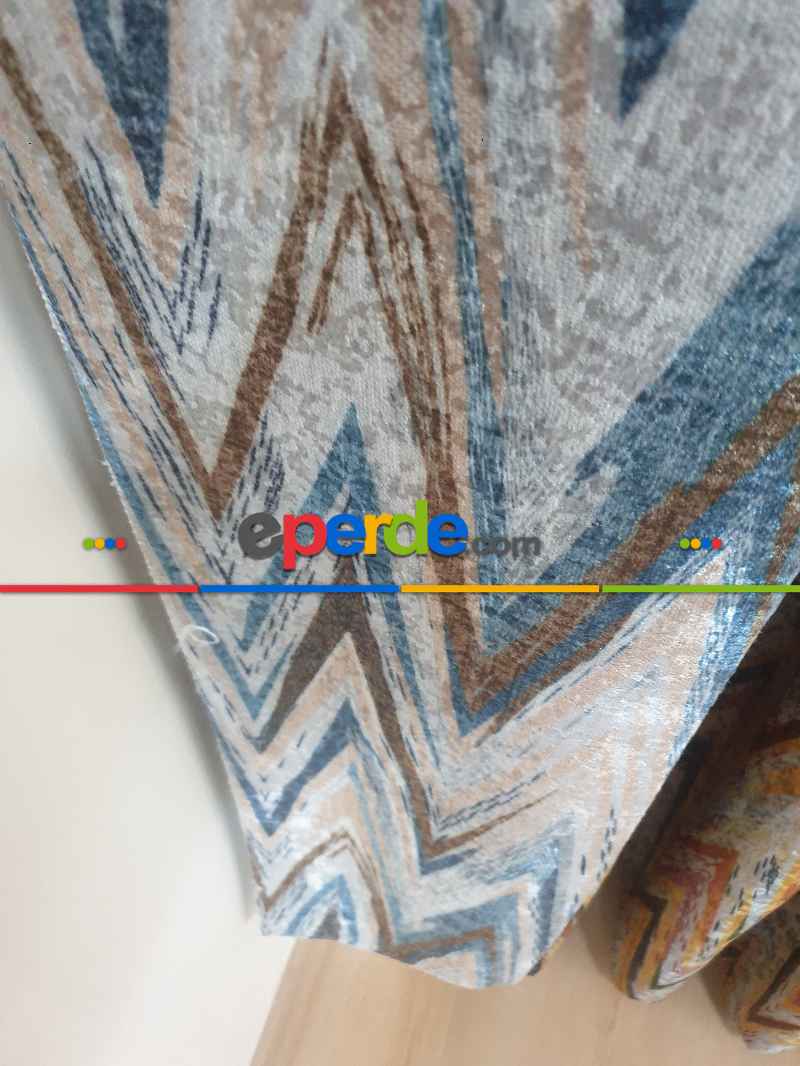 Brilant Marin Fon Perde Genç Moda Yeni Tasarım Fon Perde