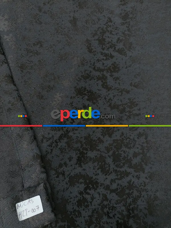 Yatak Odası - Acı Kahve Duz Jakar Fon Perde - Acı Kahve