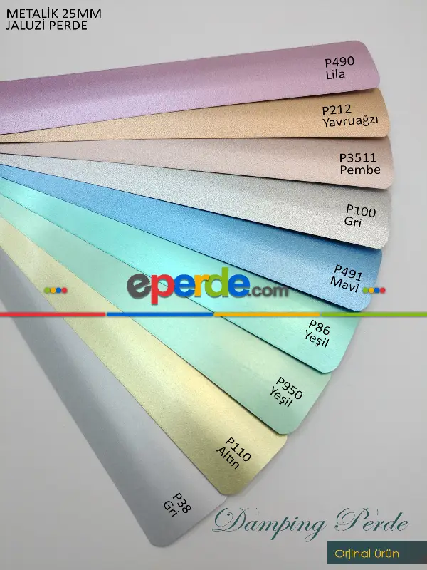 Mutfak Jaluzi Perde- Çok Renkli