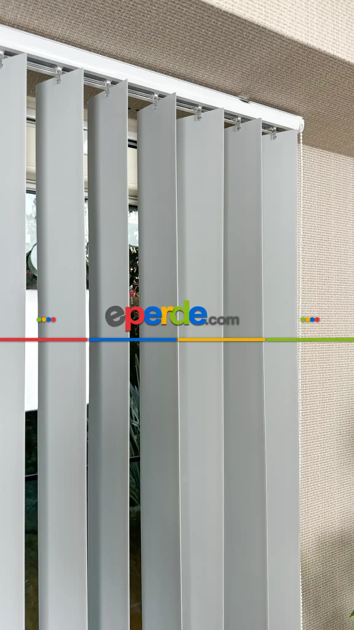 Gri Pvc Dikey Perde, Dikey Stor Perde