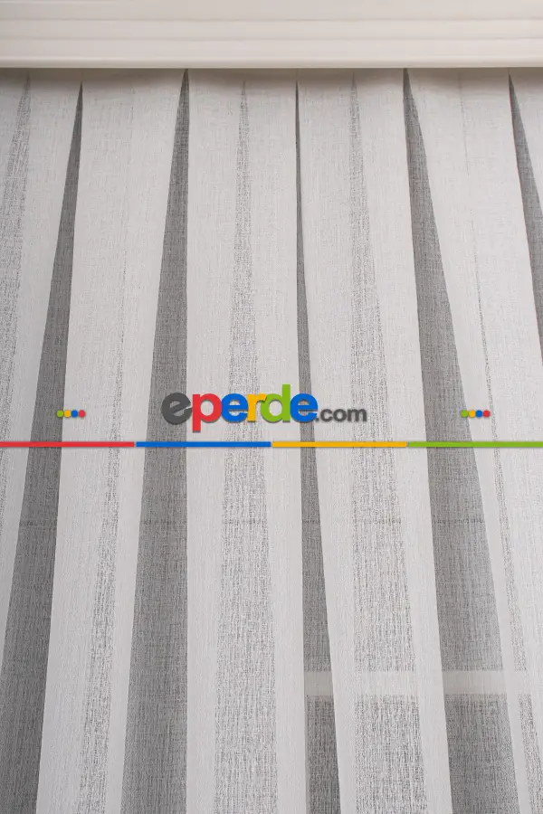 Salon Tül - Kum Düz Tül Perde