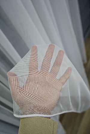 Ttm Zemin Düz Eteği Kurşunlu Tül Perde