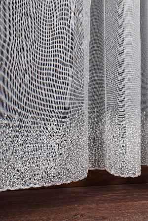 Etek Ucu Nakış İşlemeli Tül Perde