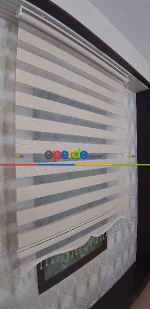 Düz Koyu Kahve Bambu Perde Lüks Yeni Sezon- Kahve Koyu