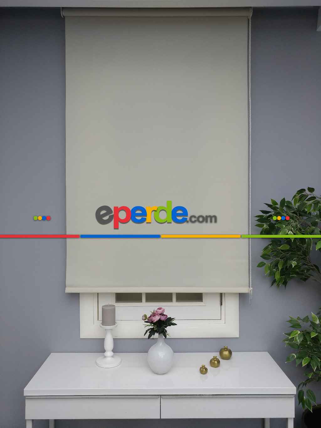 Krem Leke Tutmaz Yüksek Kalite Düz Stor Perde Perlehome