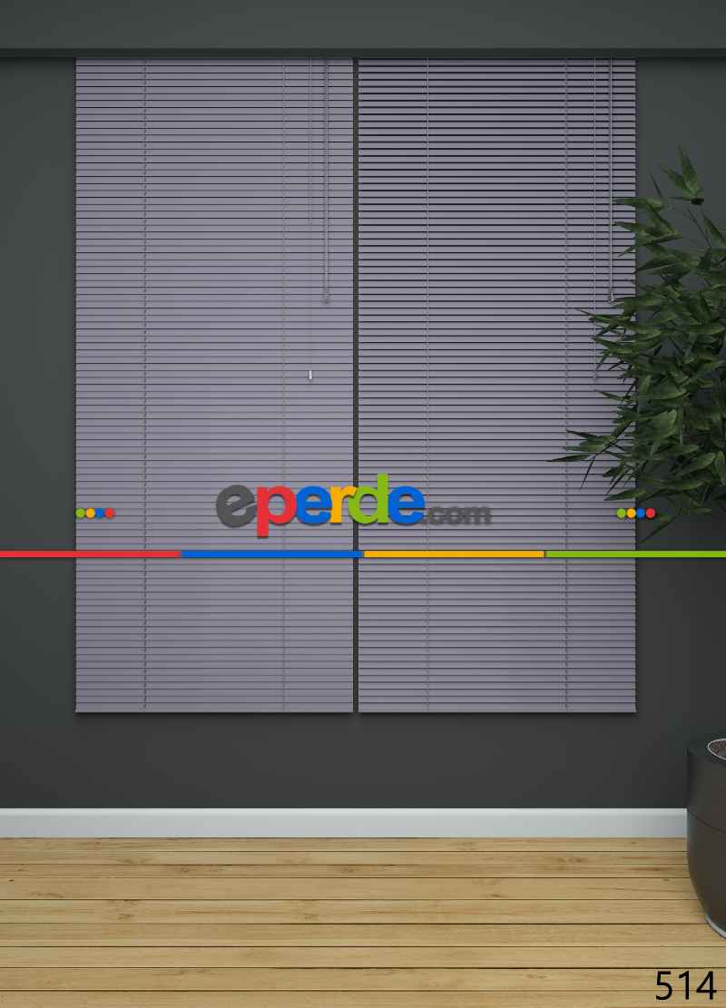 Mutfak - 1. Kalite Lila- Alüminyum Jaluzi Perde - 25mm Kalınlığında