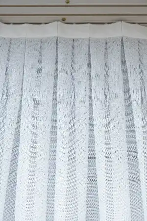 Salon Renk Geçişli Gri Degrade Etek Ucu Çiçek Desenli Örme Tül Perde- Gri-füme-antrasit