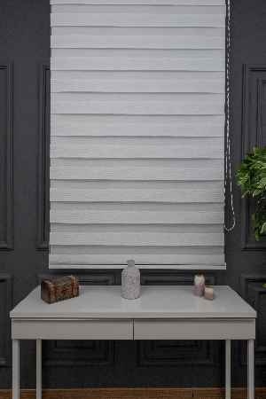 Zebra Perde - Düz Zebra Perde Kalın Dokulu