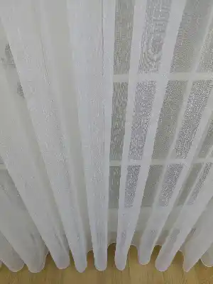 #üreticifirma Ekru Şantuk Düz Tül Perde- Ekru - Kurşunlu Tül