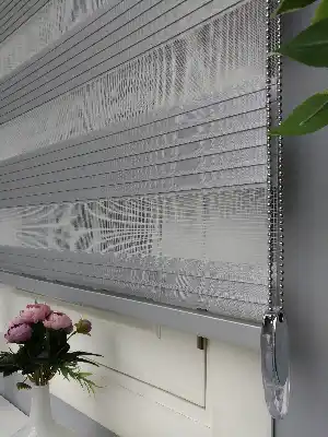 Gri Perle Home Düz Zebra Perde