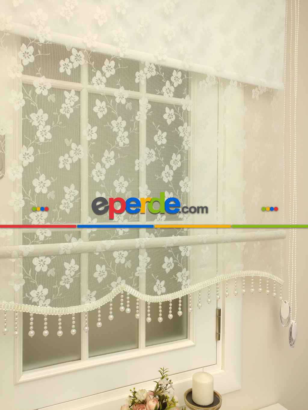 Çiftli Sistem Tülü Ylz- H1601 (1. Kalite Orijinal Ürün.)- Beyaz