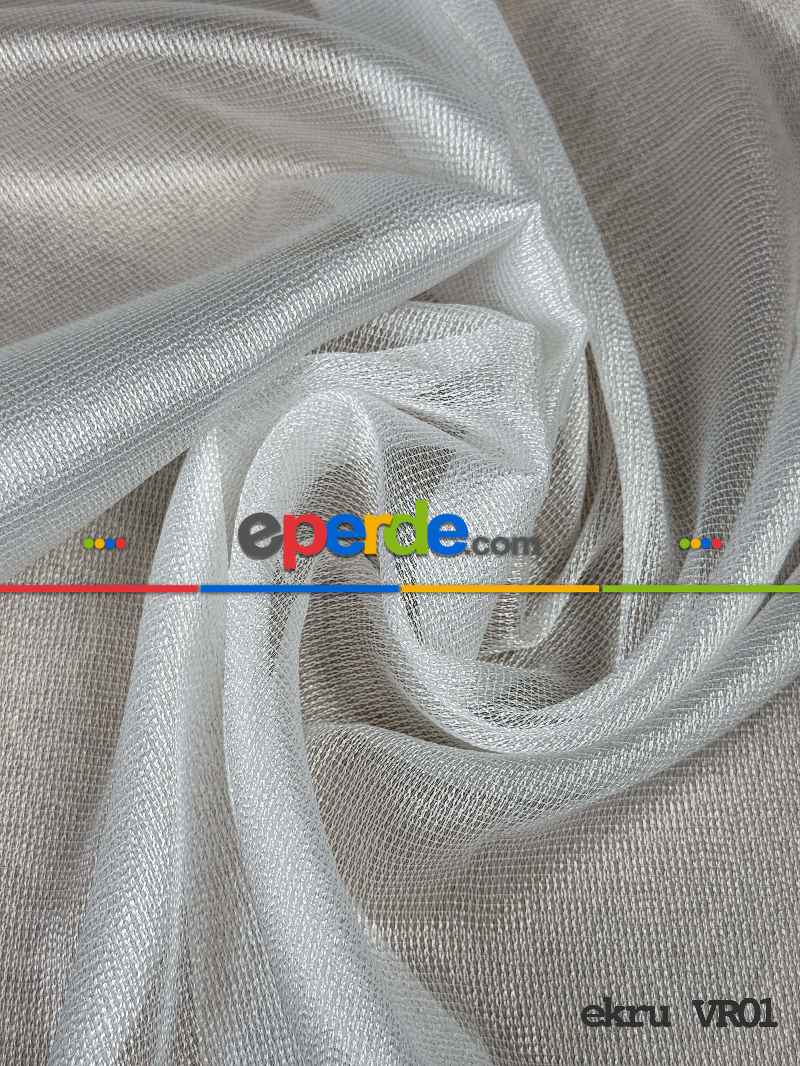 Yatak Odası - 6 Farklı Renk Tül Perde, Ağır Gramajlı Premium Seri, Kurşunlu Tül