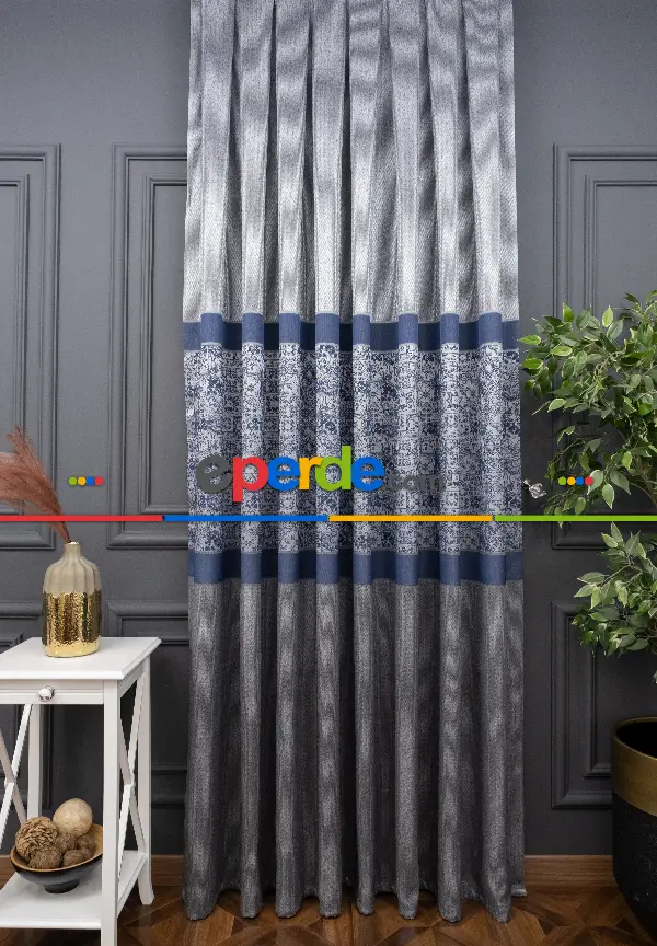 Yatak Odası - Lacivet Açık Gri Göbek Pano Gramajlı Dökümlü Uygun Fiat  Lacivert