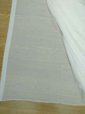 ( Orjinal ) Düz Crush Tül Perde & Kruvaze Perde- Krem Açık-ekru - Kurşunlu Tül