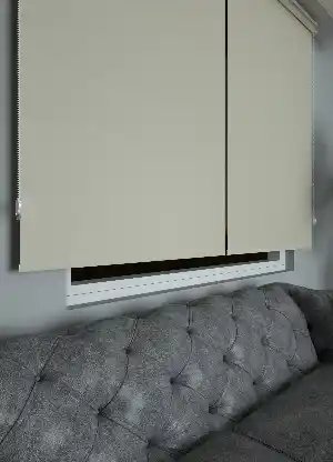 Koyu Krem Renkli Düz Yıkanabilir Polyester 1.kalite Stor Perde