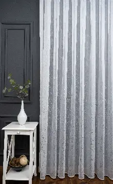 Varak Sim Gümüş Mermer Desen Model Tasarım Tül