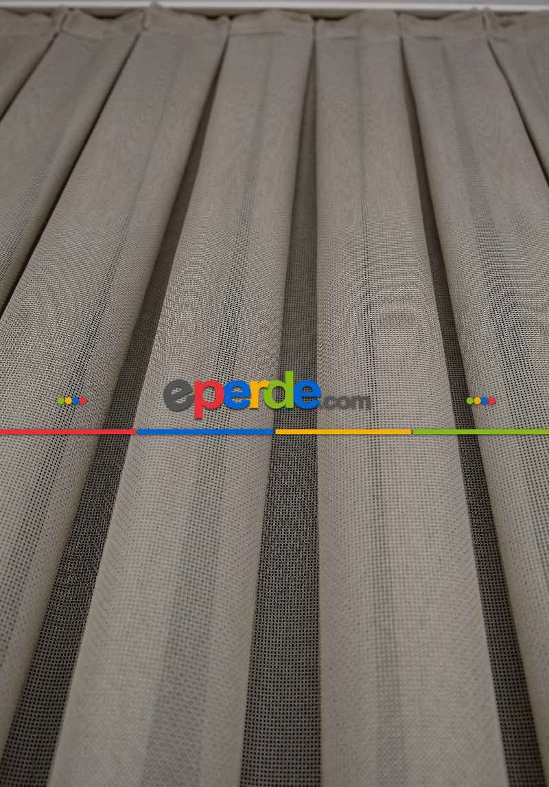 Genç Odası - Vizon Renkli Kedi Tırmalamalarına Dayanaklı Tül Perde