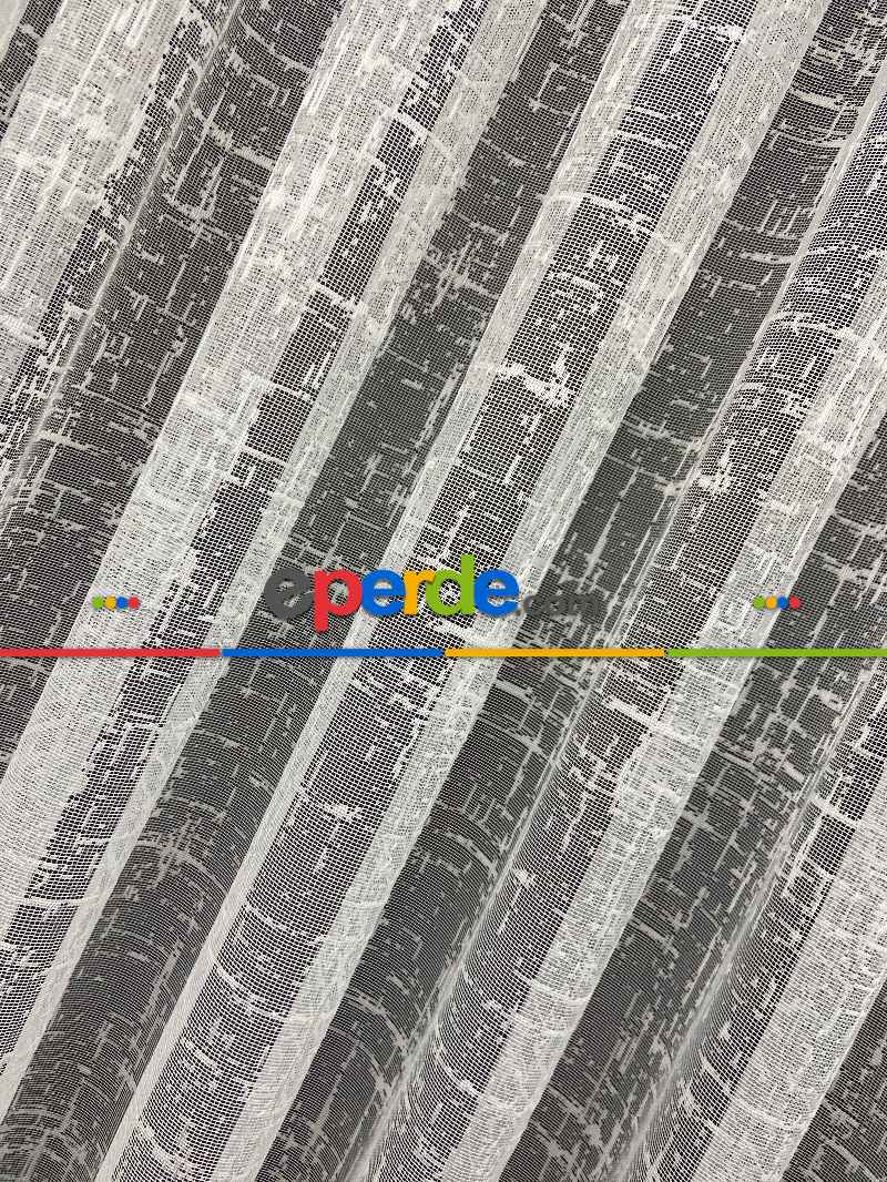 Mutfak - Salon Yatak Odası Fransız Dantel 2021 Tül Perde- Ekru