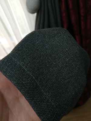 Gri Bordo Renk Kombinli Desenli Fon Perde- Gri-füme-antrasit-bordo