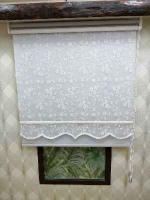 Çifli Sistem Tül Ve Stor Perde Bdz ( 824 )- Beyaz