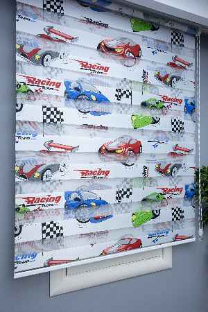 Zebra Perde Dijital Baskılı Arabalı Zebra Perde 1.kalite Baskı 1.sınıf İşçilik A Kalite Kumaş- Çok Renkli 3