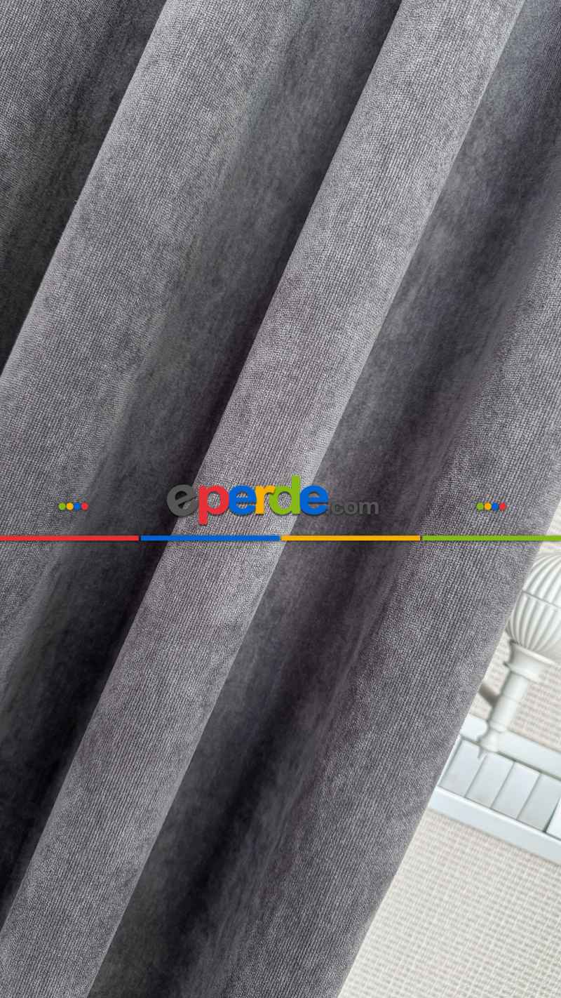 Gri Premium Seri Fon Perde