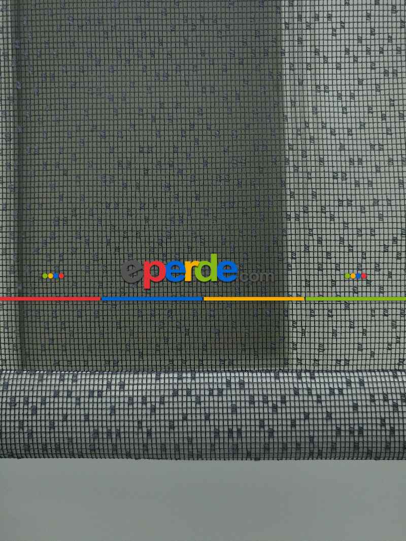Mutfak - Çiftli Sistem Dantel Stor- Siyah