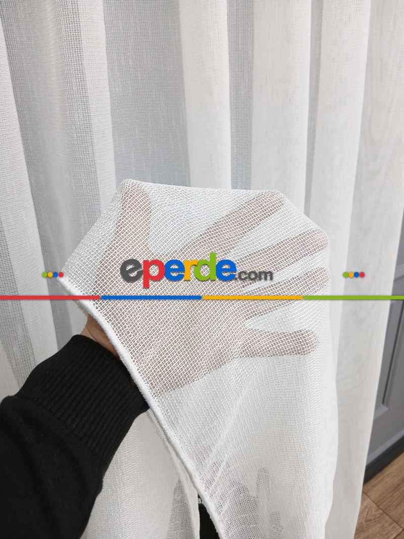 Yatak Odası - Exculusive Melike Ütü İstemez Kırışmaz Sade Tül Perde