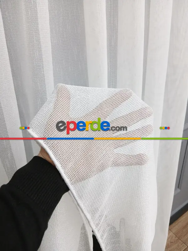 Salon - Exculusive Melike Ütü İstemez Kırışmaz Sade Tül Perde