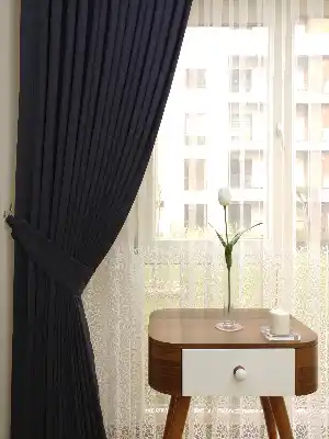 Antrasit Gri Düz Fon Perde Kumaşı- Antrasit