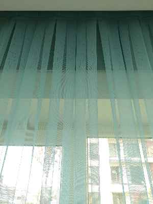 Erkek Çocuk Odası Tül Perde- Mavi Açık - Kurşunlu Tül