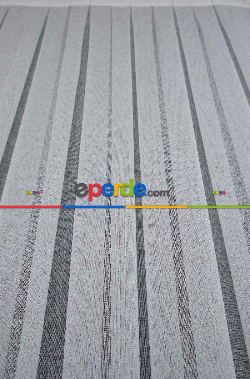 Premier Gramajlı Buzlu Zemin Avior Ekru Tül - Kurşunlu Tül