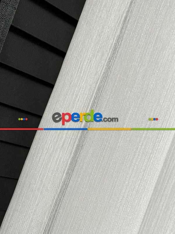 Mutfak Hafif Çizgili Tül Perde - Premium Serisi - Ürün Videosu Açıklamada Vardır