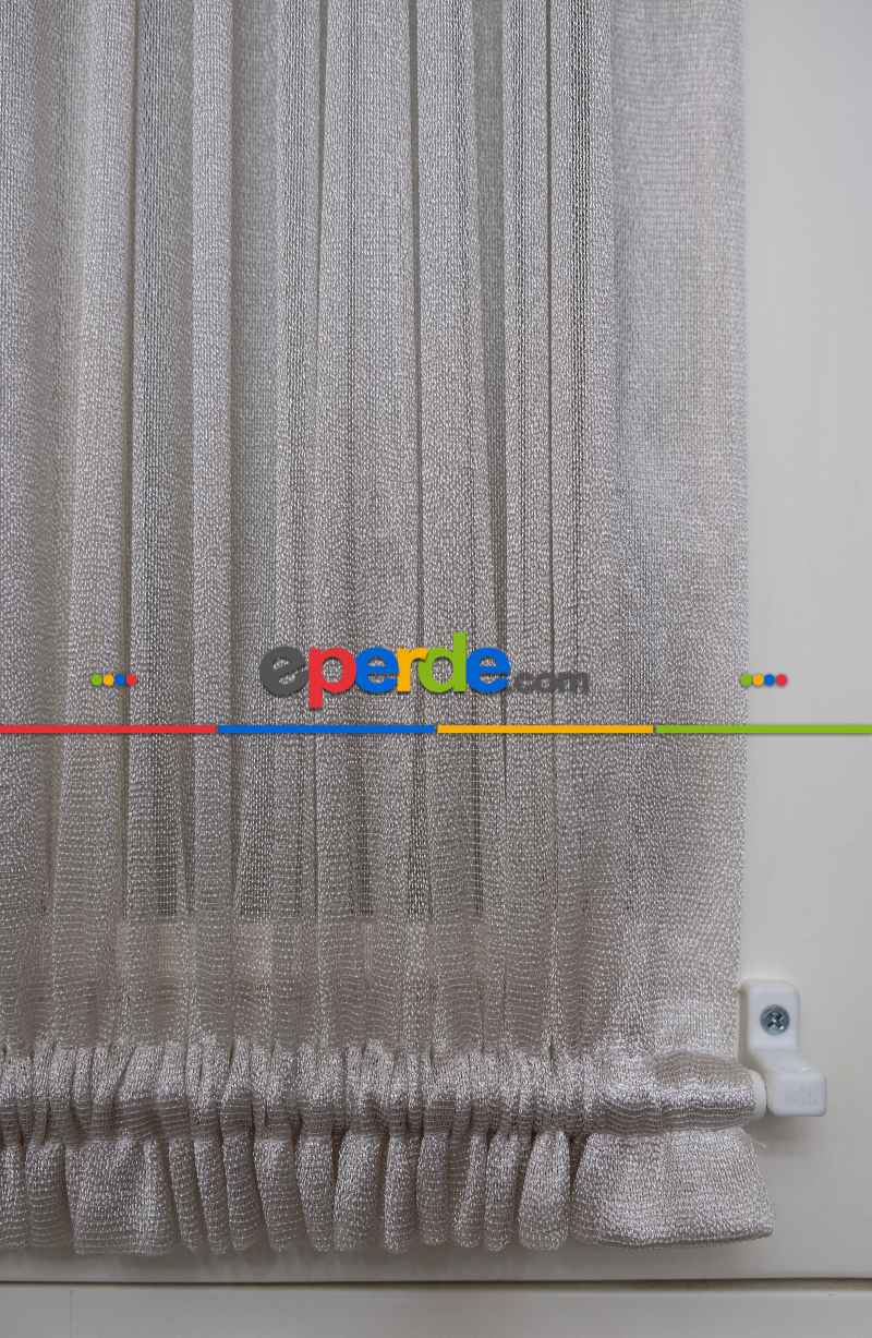 Monaliza Gri Tül Ütü İstemeyen Fantazi Tül