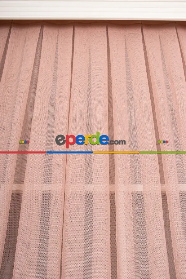 Pudra Grek Tül Perde Petek Zemin