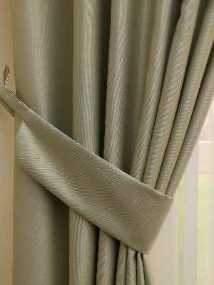 Bej Blackout Düz Fon Perde- Bej