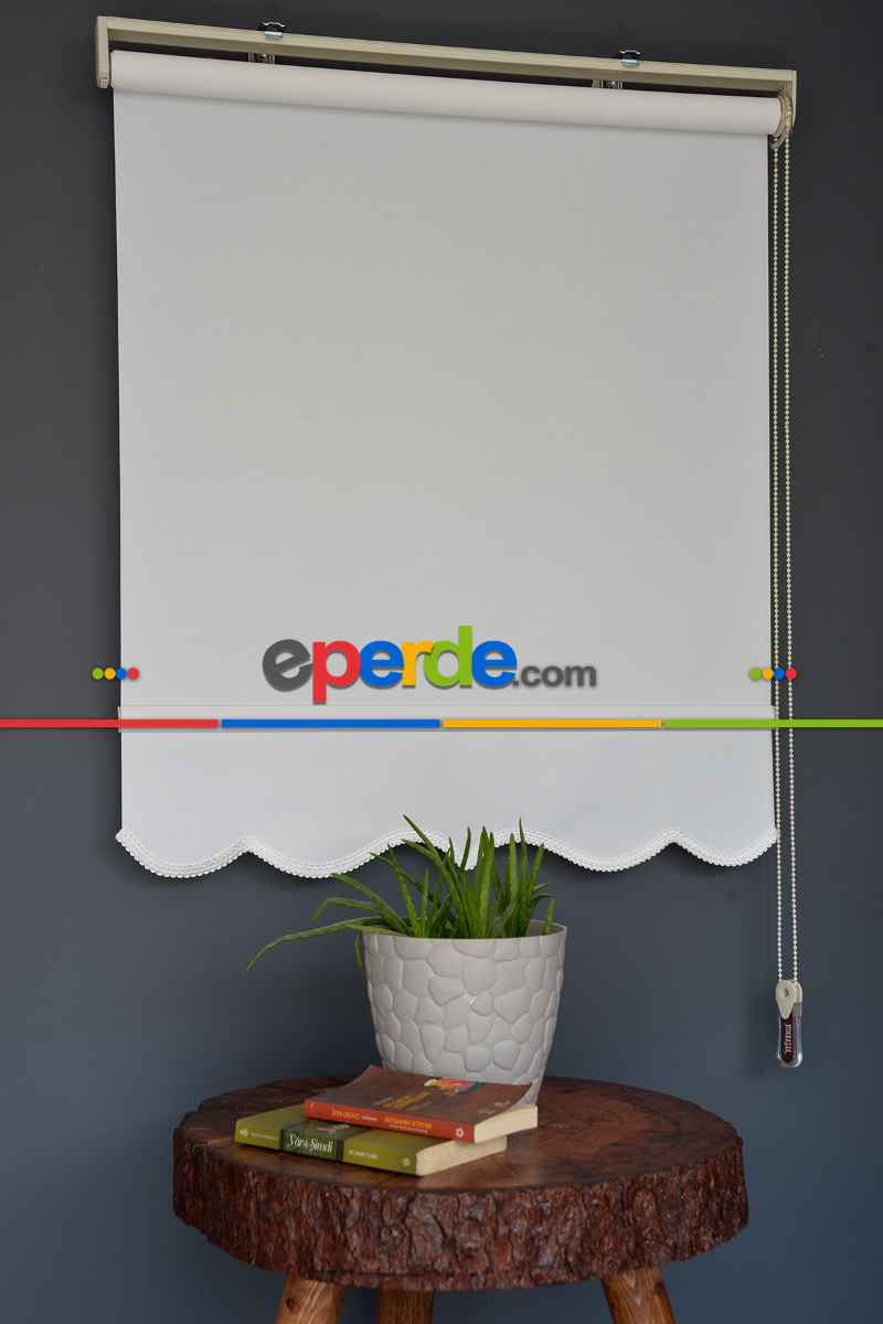 Halim Perdesan Mp-02 Krem Renk Kalın Mat Polyester Stor Perde