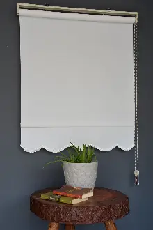 Halim Perdesan Mp-02 Krem Renk Kalın Mat Polyester Stor Perde