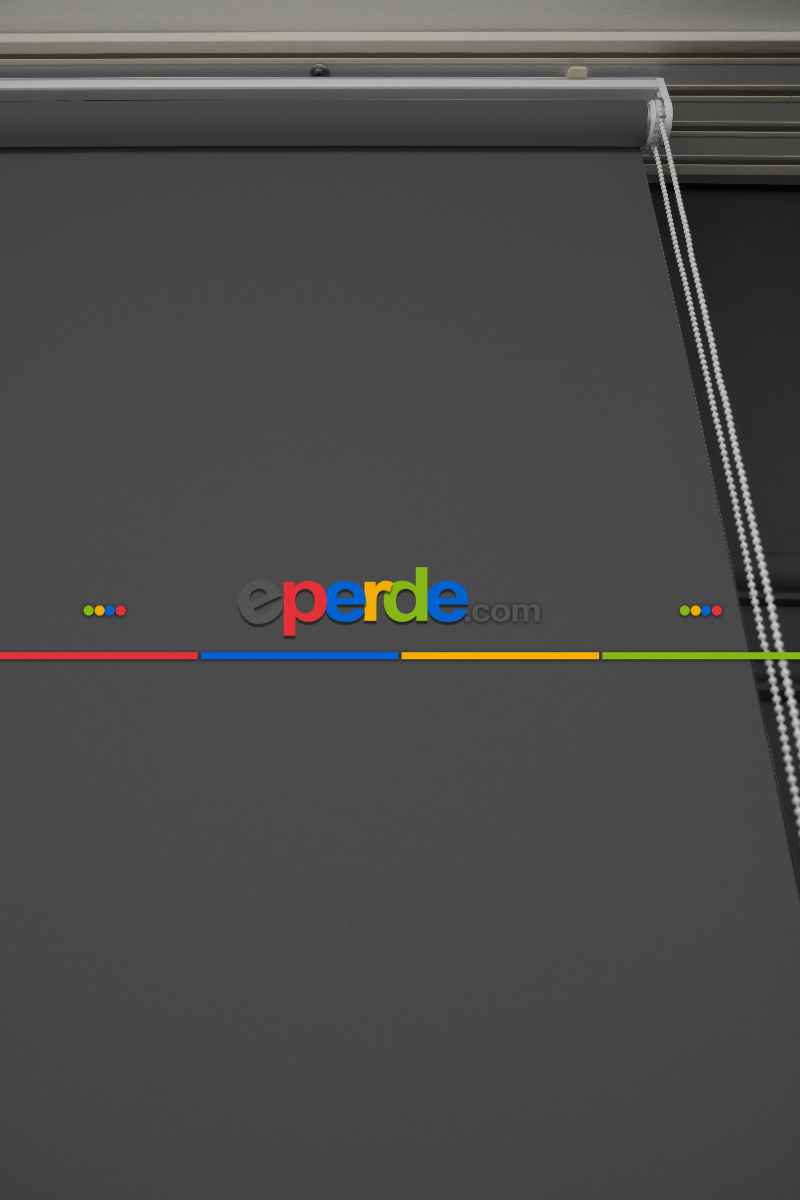 Gri Renk Lazer Kesim Stor Perde (ister Düz - İster Lazer Kesimli Satın Alın)