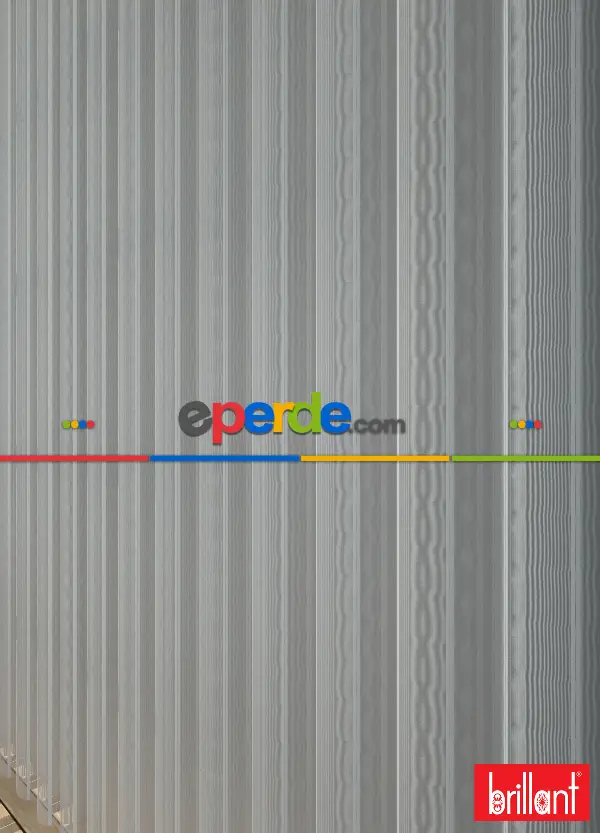 Brillant Akıllı Tül Perde Kremsi Gri Renkli Tül Dikey Zebra Perde Düz 1. Kalite