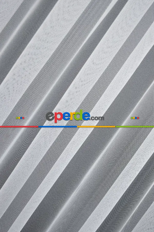 Yatak Odası - Grek Düz Tül Ekru Renk - İtinalı Dikiş Garantisi