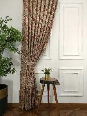Modern Desenli Jakarlı Fon Perde- Gri-füme-antrasit-kiremit Rengi (ürün Yok)
