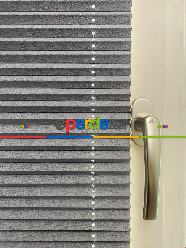 Plisel Perde, Gri Blackout Serisi Cam Balkon Perdesi 1. Kalite Matkapsız Montaj Yaylı Sistem