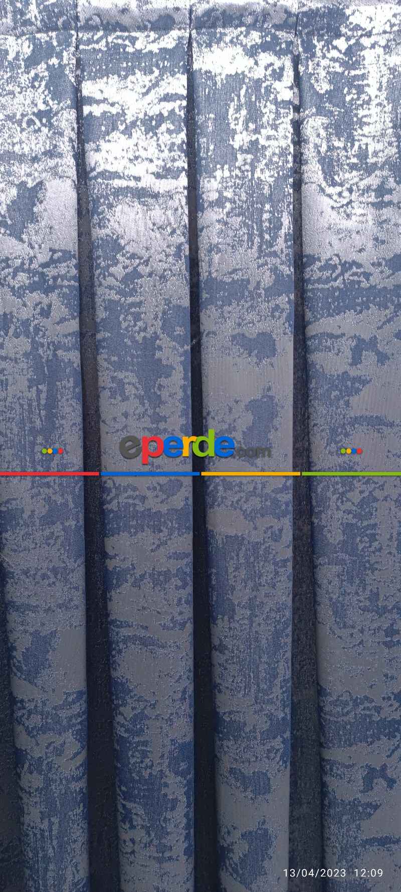 Oturma Odası -  2025 Elit Modern Desenli Fosforlu İplik Dokuma Fon Perde - 3