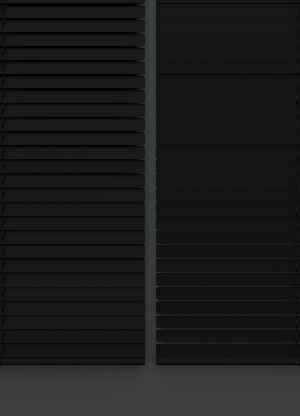 Siyah - Alüminyum Jaluzi Perde - Kalınlığında